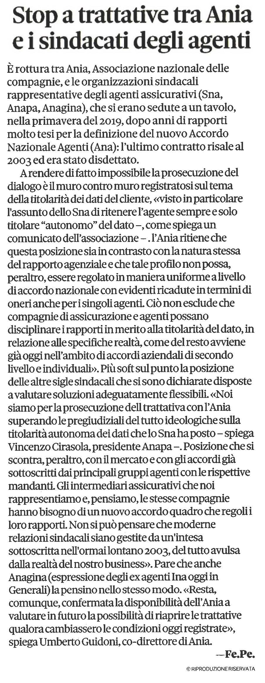 Sol 24 oreTrattativaANA_04_05_22